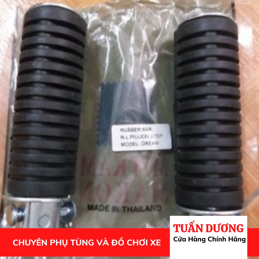 Để chân sau xe DREAM thái - cao su để chân dùng cho dream Thái [ LOẠI ĐẸP ]