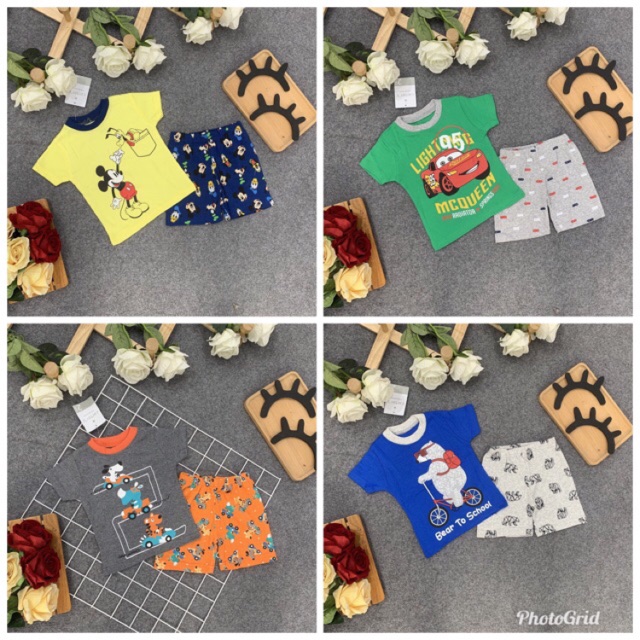Combo 4 bộ carter bé trai( phân loại y hình)