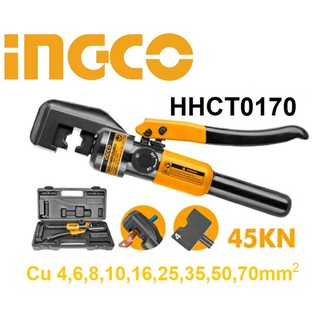 Kềm ép cos thủy lực ingco hhct0170 cho cáp điện