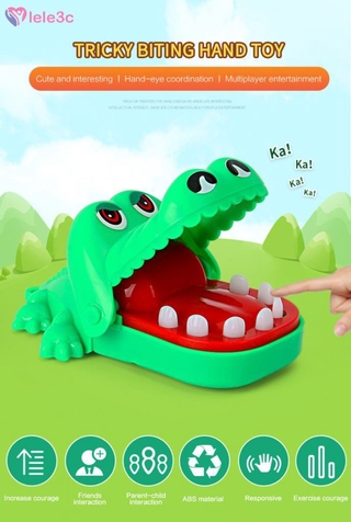 Đồ chơi cá sấu cắn tay vui nhộn