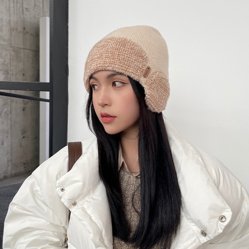 Mũ beanie Trùm Tai Giữ Ấm Mùa Đông Cho Nam / Nữ