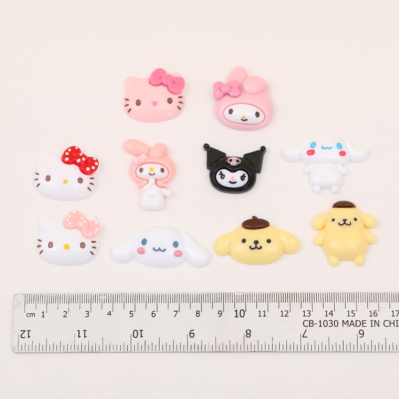 Phụ Kiện Trang Trí Ốp Điện Thoại Hình Kuromi Xinh Xắn Dễ Thương