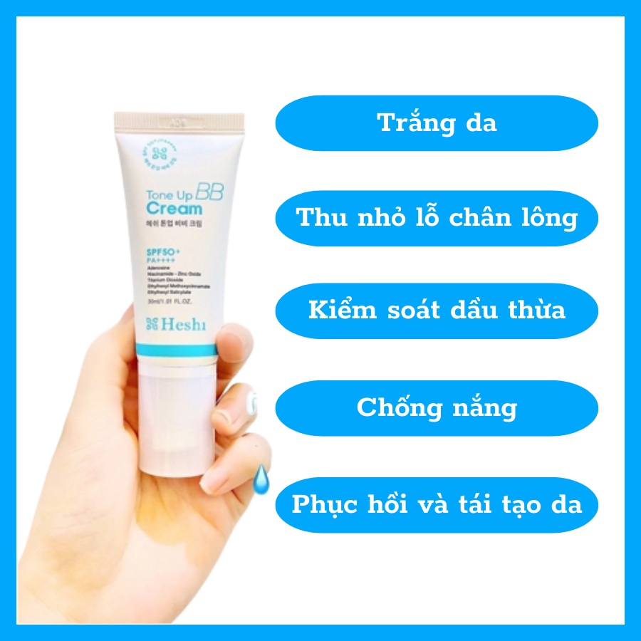 Kem chống nắng có nền, kem chống nắng nâng TONE UP BBCREAM 5IN1