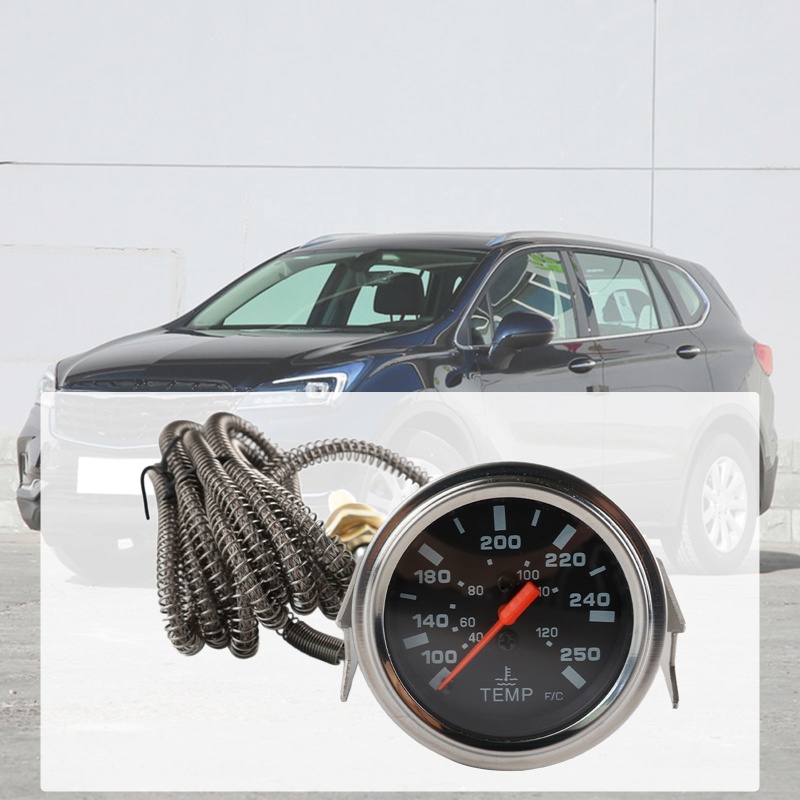 Mặt Trời 40-120°C Đồng Hồ Đo Nhiệt Độ Nước 52mm Chuyên Dụng Cho Xe Mô Tô