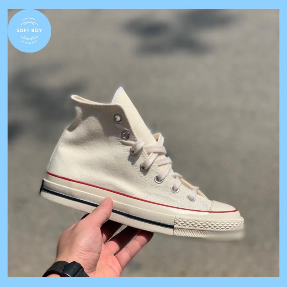 Giày Sneaker converse 1970s màu kem cổ cao- Giày Classic Siêu Hot, Phong cách soft boy- Hàng loại đẹp 🇦🇱