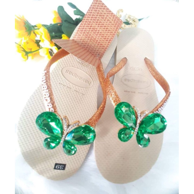 Dép Havaianass nữ charm quai kiêm tuyến