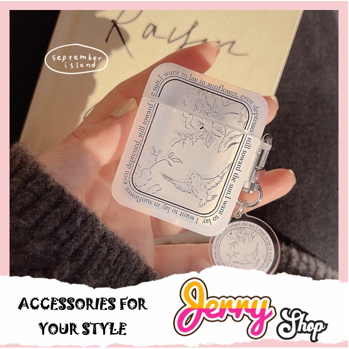 Vỏ bảo vệ bao đựng tai nghe airpod 1/2 - Jerry shop