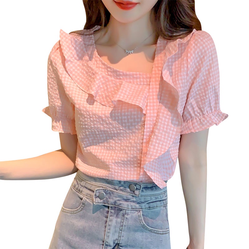 Women's chiffon shirt T-shirt, which is very fairy in stock, summer 20121 new trendy summer thin short-sleeved top, design sense, summer top T-shirt