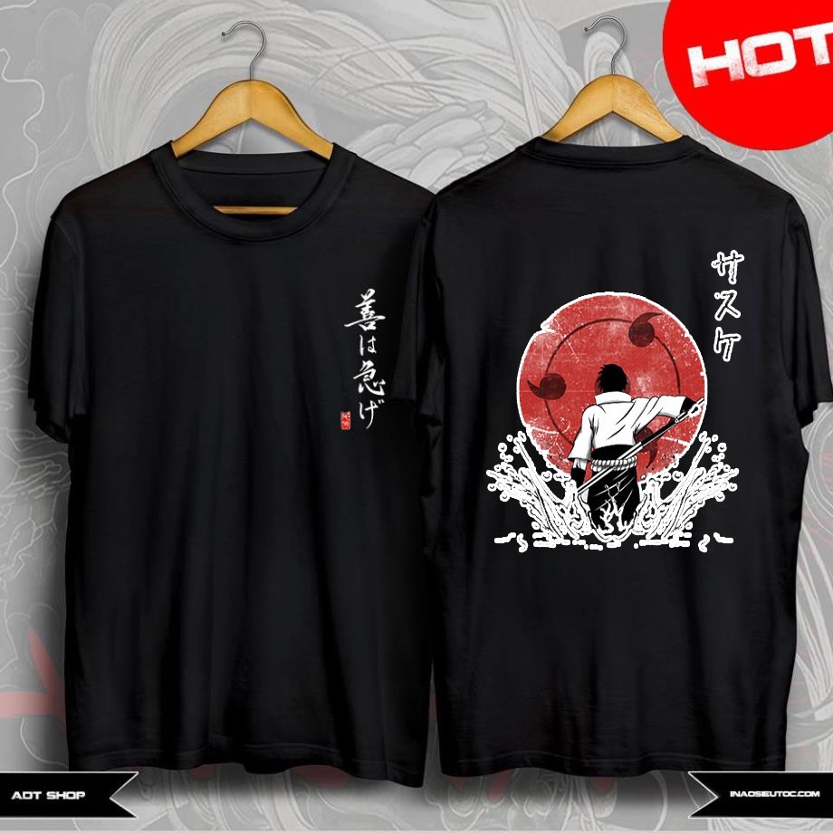 Áo thun Nam Nữ In hình Naruto Sasuke - Anime độc đẹp giá rẻ