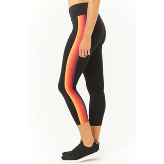 Quần legging lưng cao F21 tập gym yoga cầu vồng