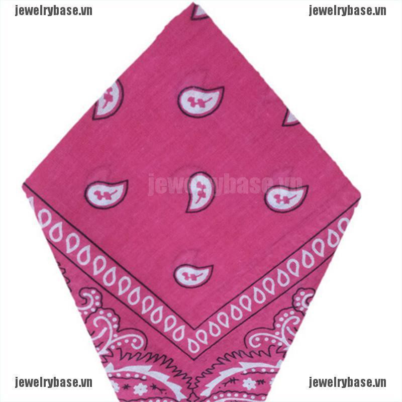 [Base] Cotton Head Wrap Bandana Biker Scarf Summer Headwrap Mask Star Fan Paisley Scarf [VN]