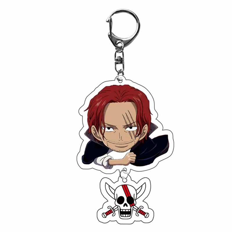 Móc Khóa In Hình Nhân Vật Luffy Zoro Sanji Phim Hoạt Hình One Piece