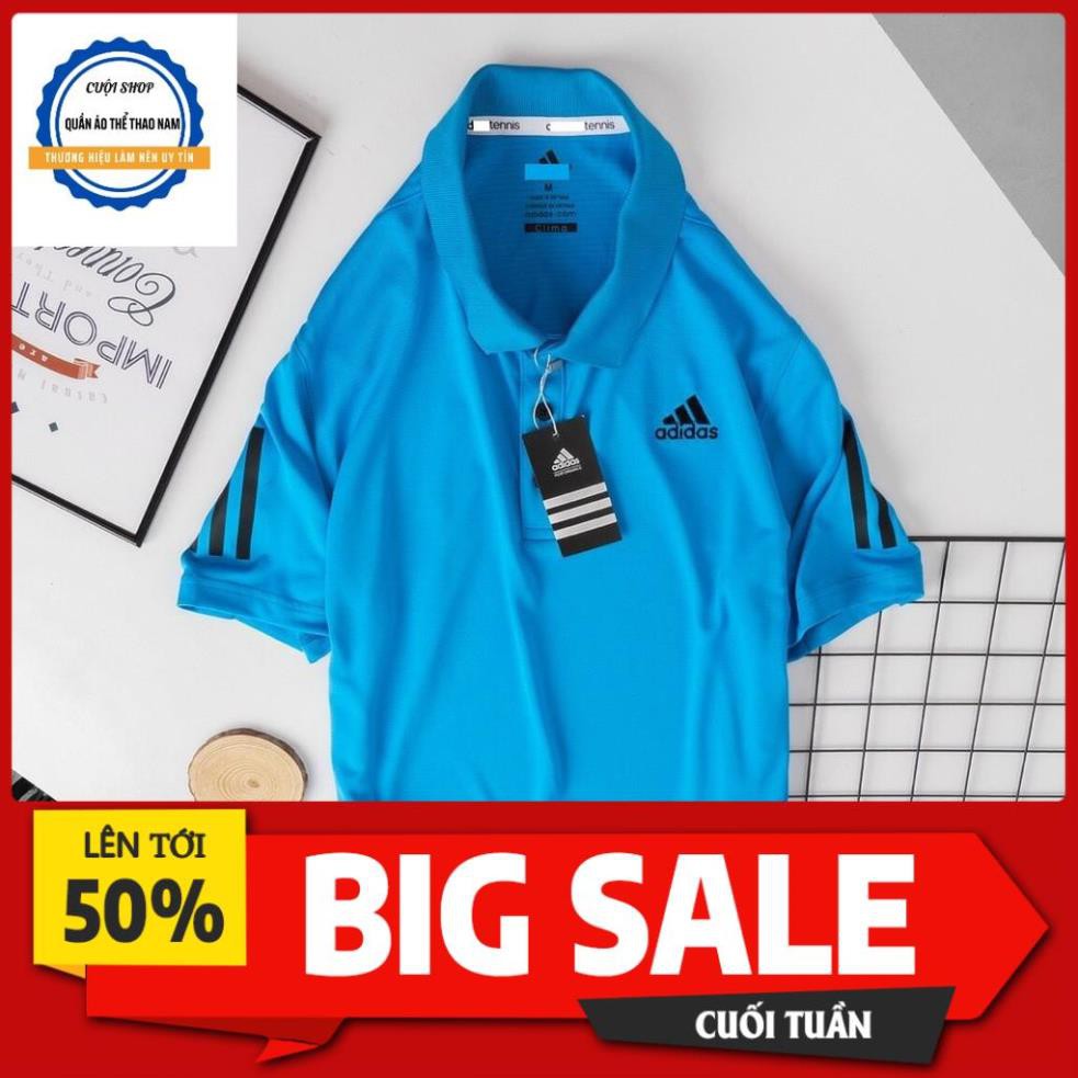 Áo thun thể thao, nam adidas hàng hiệu , áo thun nam ngắn tay có cổ, áo thể thao nam adidas. *