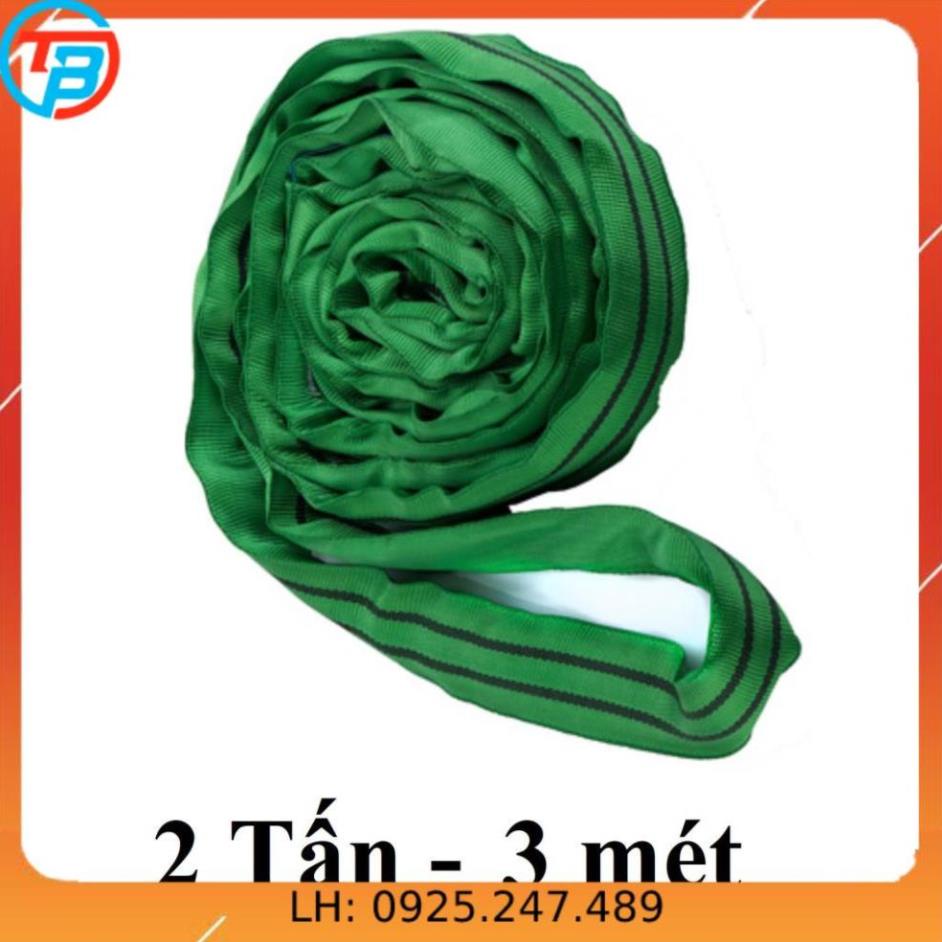 Dây cáp vải cẩu bản tròn [ 2 Tấn ] 3 Mét CÁP THÉP Thái Bình VinàN