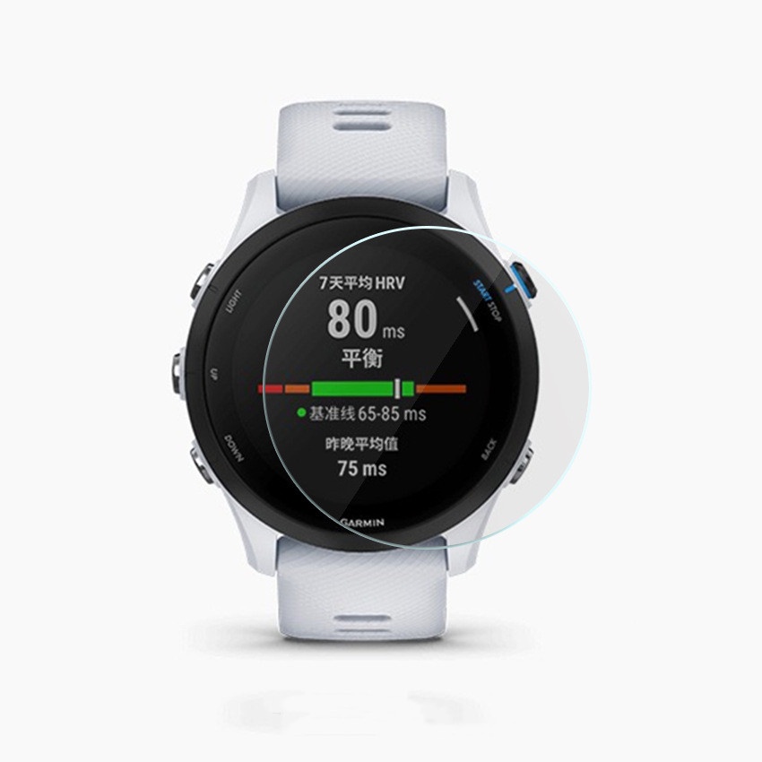 Set 2 Kính Cường Lực 9H Bảo Vệ Màn Hình Đồng Hồ Thông Minh Garmin Forerunner 255 255S