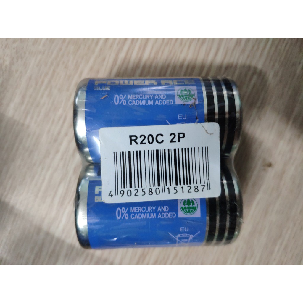 Cặp 2 viên Pin đại Maxell hàng Nhật R20C, Pin Size D, chất lượng cao