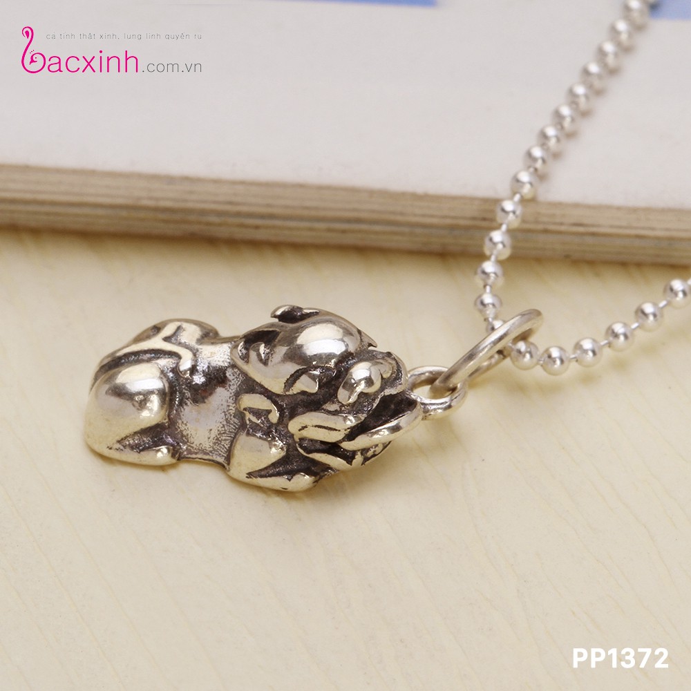 Mặt dây chuyền bạc 925 Bạc Xinh Huệ Ngân- Tỳ hưu PP1372