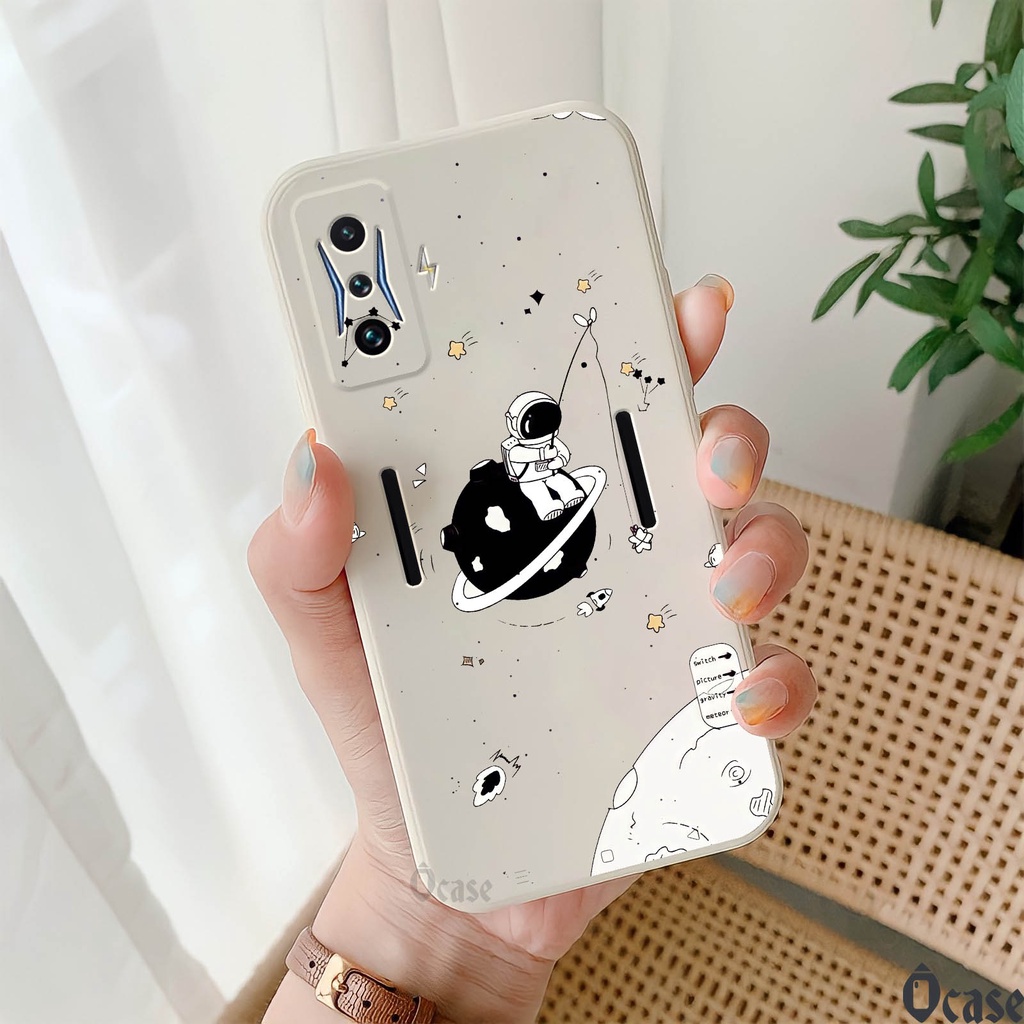 Ốp lưng Xiaomi Redmi K50 / K50G / K50 AMGF1 / K50 Gaming / Poco F4 GT in hình Nasa vũ trụ cạnh viền vuông