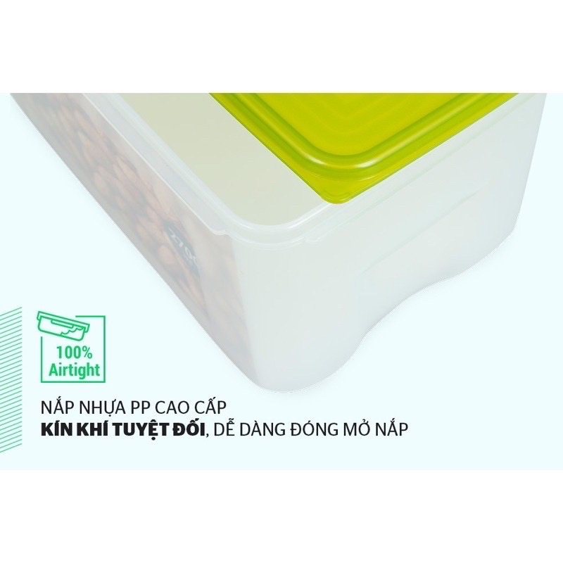 Hộp bảo quản thực phẩm khô BioZone Sunhouse 2700ml - Hàng Khuyến Mãi Dutch Laydy | BigBuy360 - bigbuy360.vn