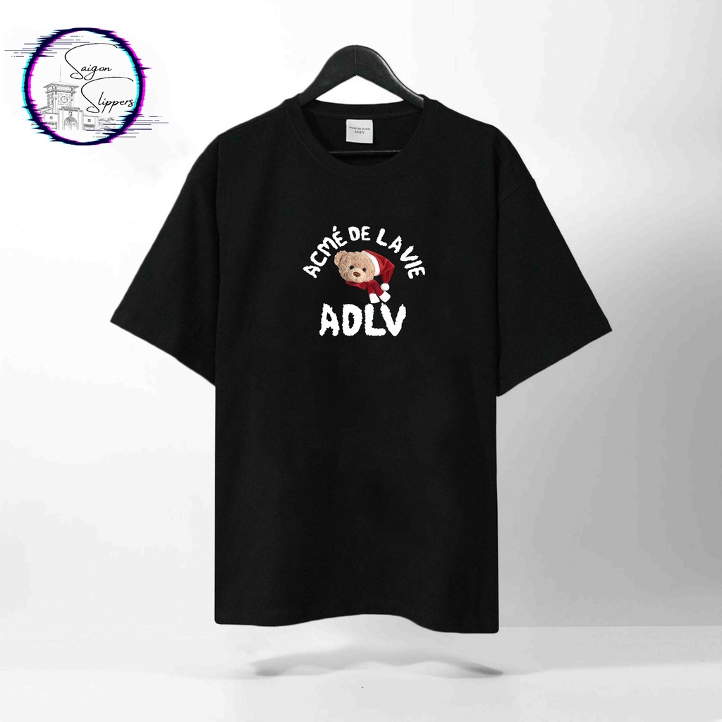 Áo ADLV Gấu Noel Hot Trend Hàn Quốc Vải Cotton Ảnh Thật Tại Shop