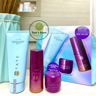 [BILL US] Set kem chống nắng Tatcha Brighten + Protect Trio