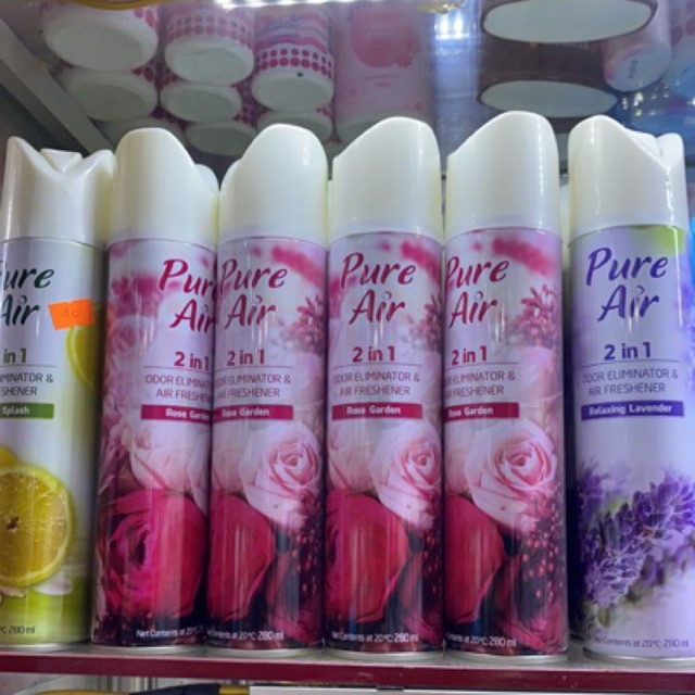 Nước hoa xịt phòng Pure Air 280ml hương nước hoa khử mùi, thơm phòng, dễ chịu - HT268