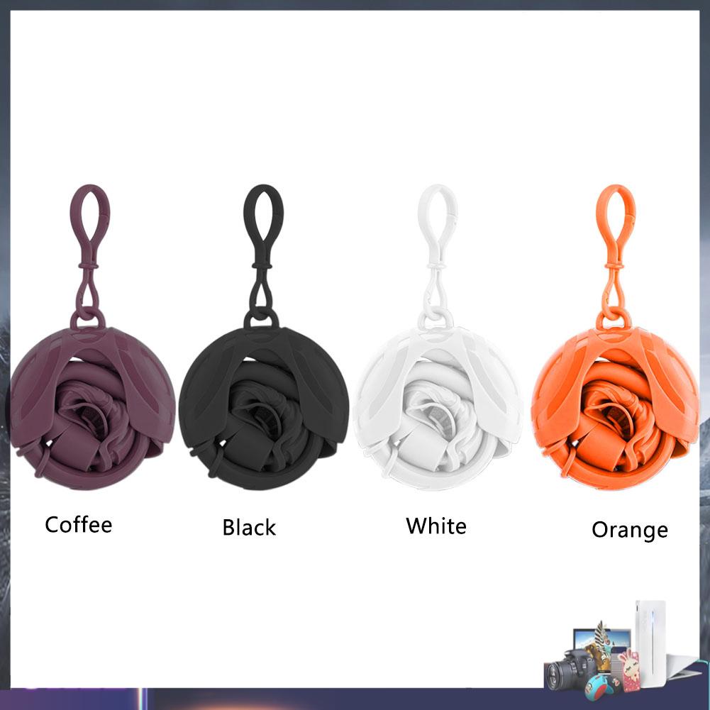 Ống Thở Lặn Bằng Silicone Có Thể Gấp Gọn Kèm Túi Đựng