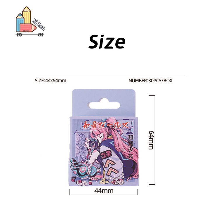Set 46 Tờ Sticker Dán Trang Trí Sổ Tay DIY