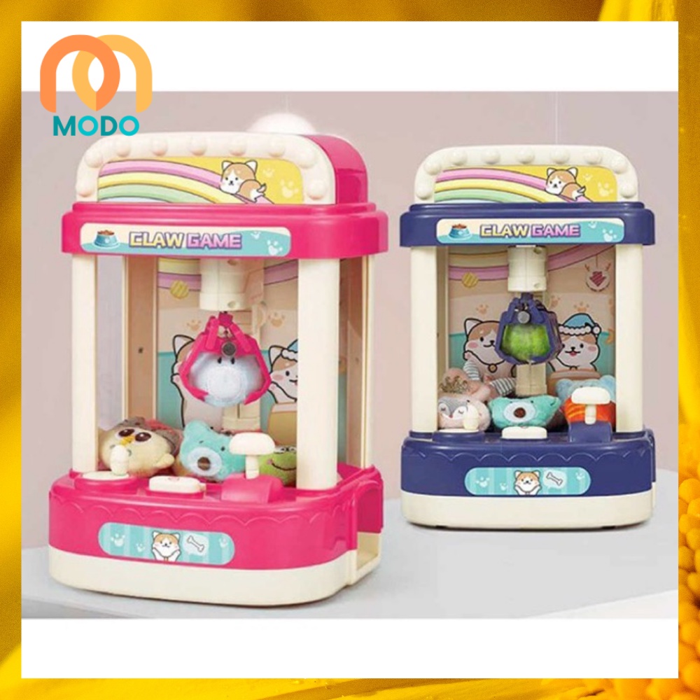 Máy gắp thú bông mini tặng kèm thú bông, đồ chơi rèn sự tập trung và khéo léo cho trẻ em