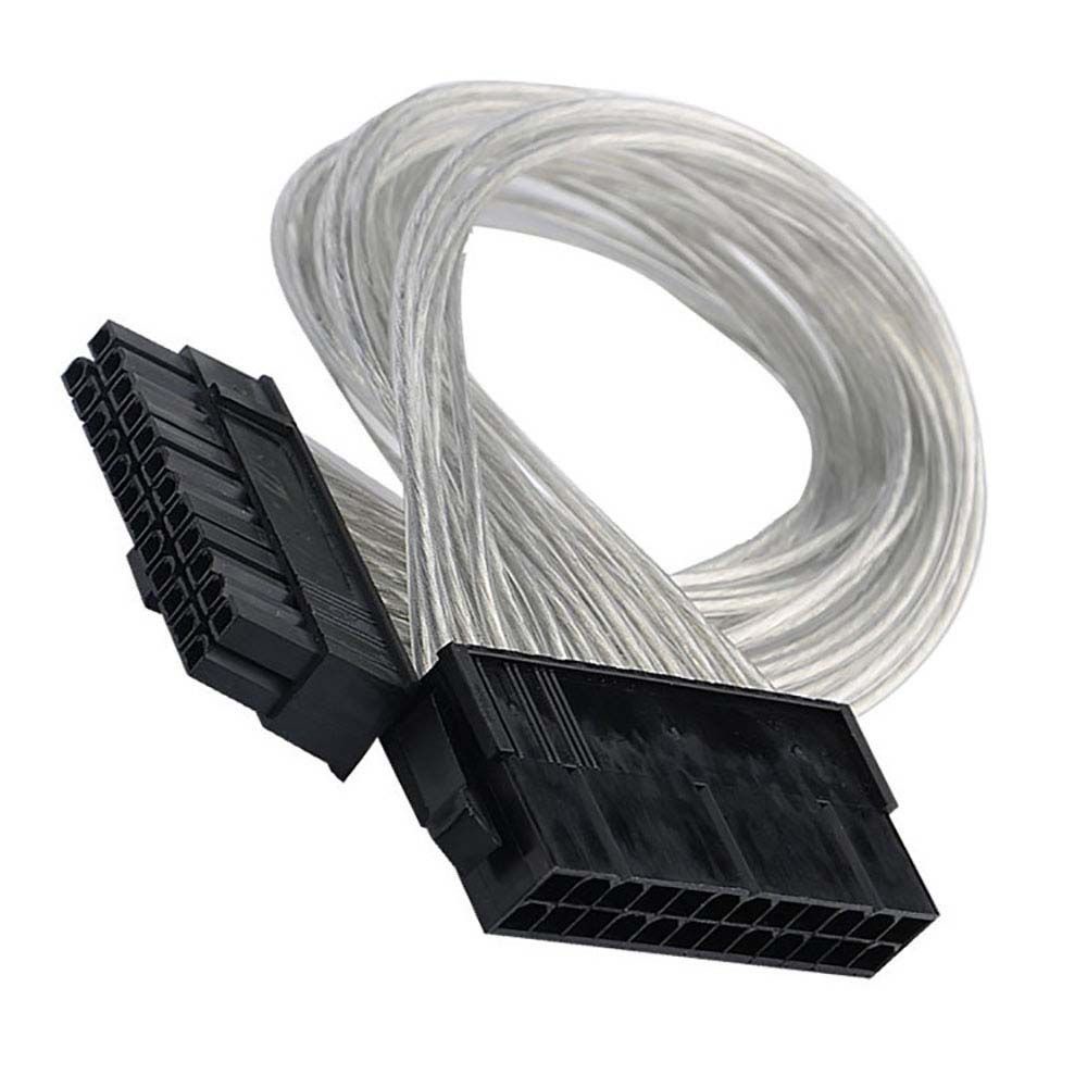 Dây cáp nguồn mở rộng BERNARDO 30cm PSU nối dài cho máy tính đầu cắm sang ổ cắm 24 Pin 20+4Pin