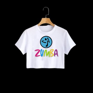 Quần áo may - áo thun crop top zumba