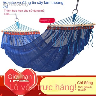 [ 𝐇𝐎𝐓 𝐃𝐄𝐀𝐋]✇✕▩Chuan Yue Mùa hè băng lụa thoáng khí chống lật võng đôi ngoài trời giường lưới trong nhà người lớn