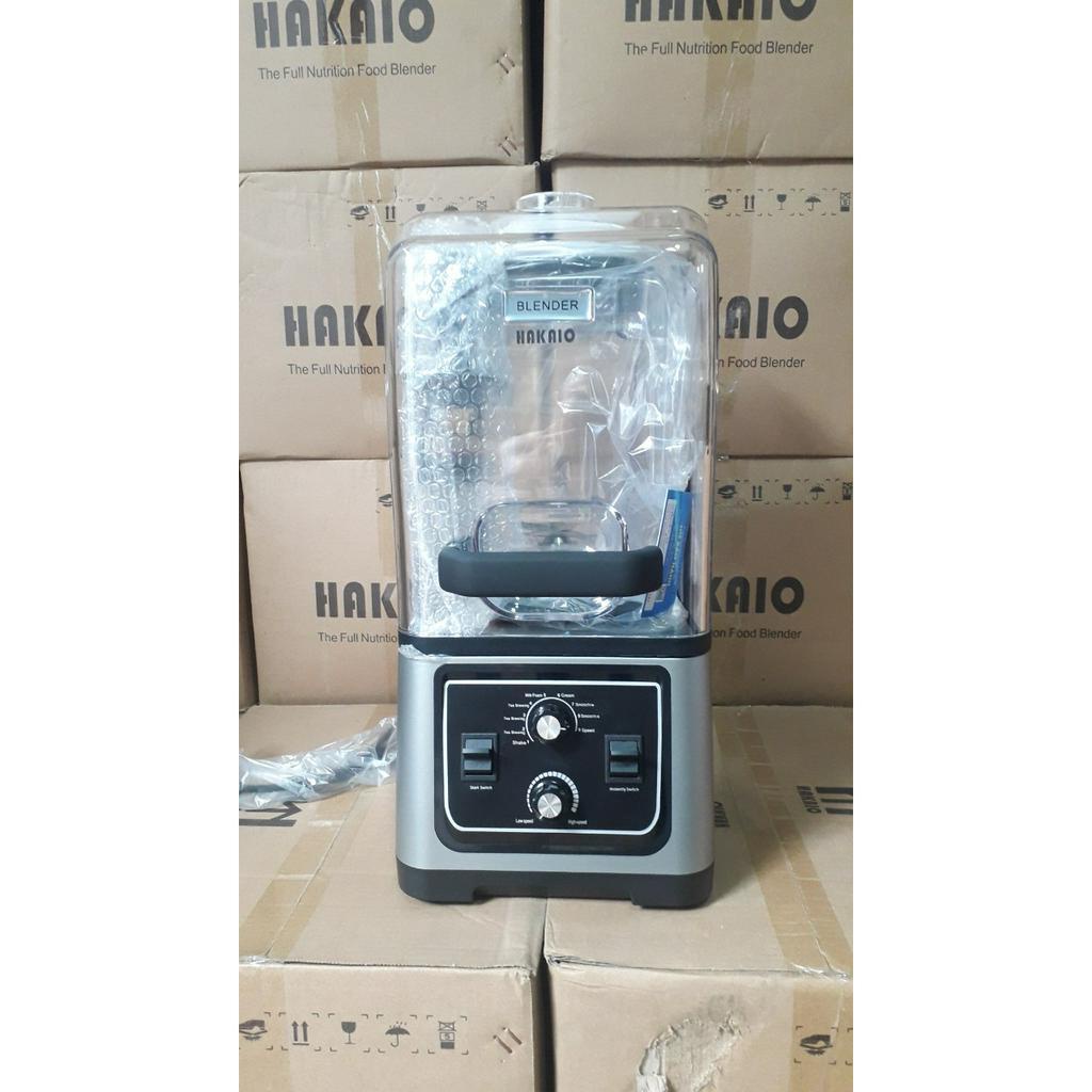 Máy xay sinh tố công nghiệp Hakaio hộp chống ồn cao cấp bản Pro Hẹn giờ bảo hành 3 năm