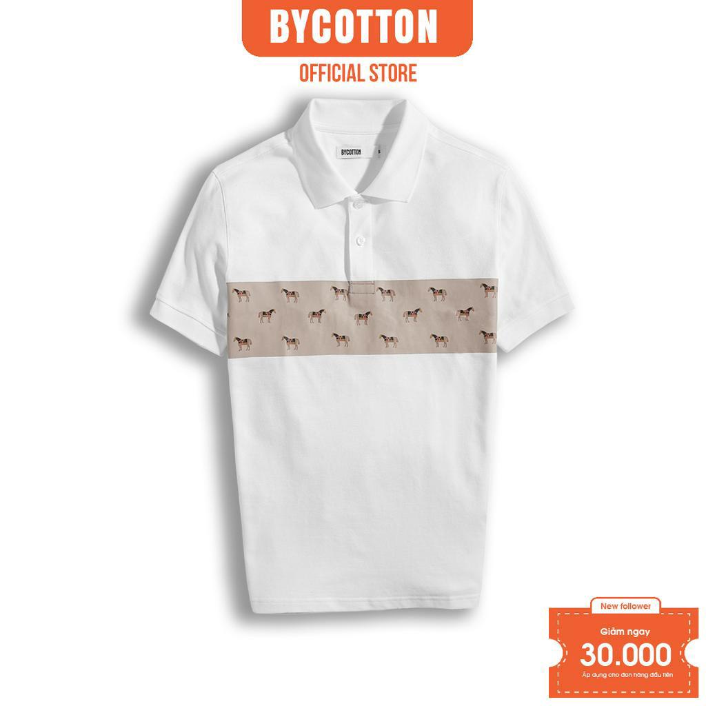 [Mã BYCOT850 giảm ngay 50K đơn 0K] Áo Polo Nam Cao Cấp Có Cổ BY COTTON ROYAL HORSE POLO 2.0