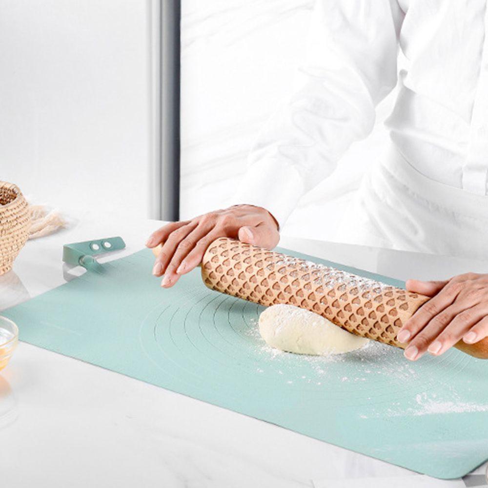 Thảm Nướng Bánh Bằng Silicone Dày Dặn Cỡ Lớn Kèm Thước Đo