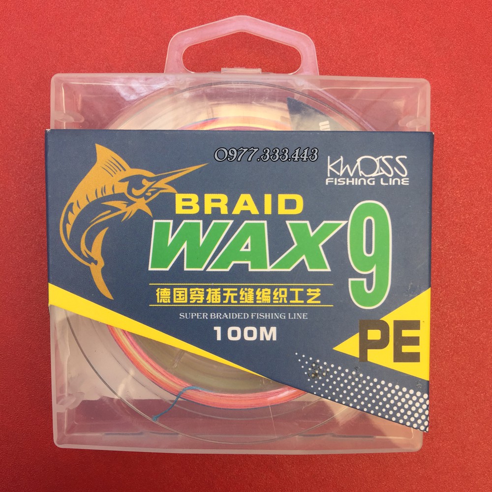 Dây Dù PE Câu Cá wax X9 100m Siêu Bền Chuyên Câu Lure Câu Cá Suối Cá Mương Cá Chày Cá Lóc Gía Rẻ Chất Lượng Tốt