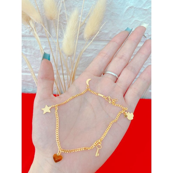 Lắc chân nữ vàng 6k