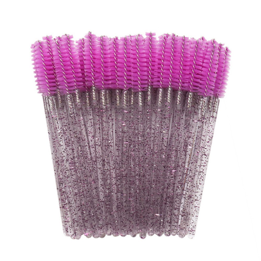 [sweet] 50Pcs woman Portable Disposable Eyelash Brush Eyelash Curler Makeup Beauty Tool