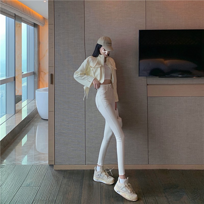 QUẦN JEANS DÁNG ÔM THỜI TRANG NỮ