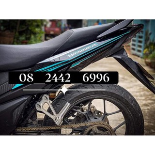 Tem rời Hayabusa Winner V1 phối xanh lục bảo siêu chất, ảnh chụp 100% tại shop