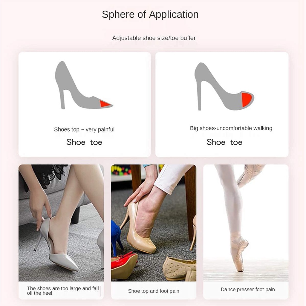 Miếng Đệm Lót Ngón Chân Có Thể Tái Sử Dụng Tiện Lợi