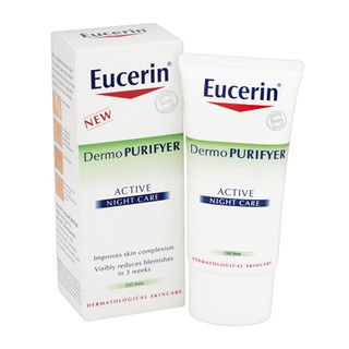 Kem Dưỡng Da Mụn Ban Đêm Eucerin Dermo Purifyer Active Night Care 50ml