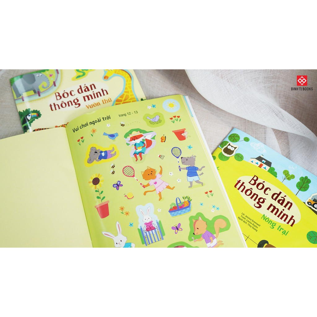 Sách: Combo - Bóc dán thông minh (6 tập)