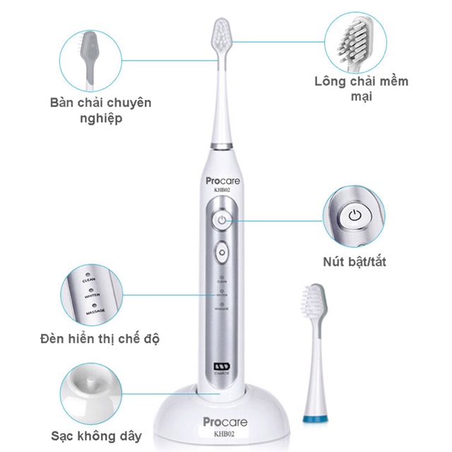 Bàn chải máy Procare KHB02