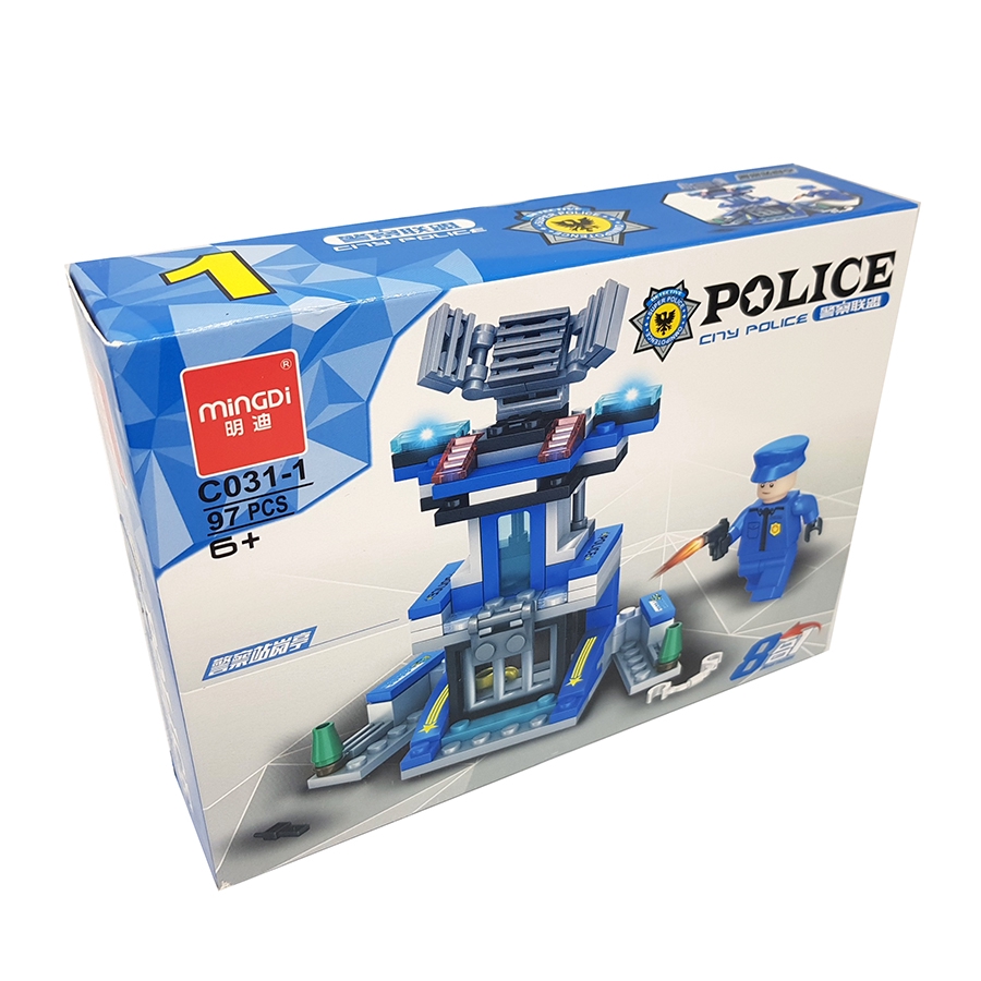 Bộ đồ chơi lắp ghép lego xếp hình xe cảnh sát POLICE