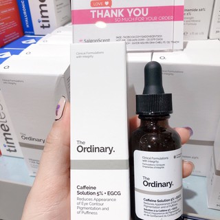 Tinh chất giảm thâm mắt The Ordinary Caffeine Solution 5% + EGCG ( 30mL )