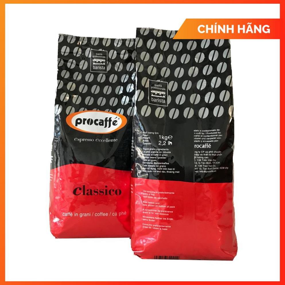 Cà phê hạt/bột pha máy Classico (70% Arabica nhập khẩu)