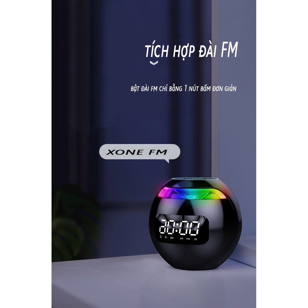 Loa bluetooth G90 S kiêm đồng hồ báo thức , hỗ trợ thẻ nhớ mở rộng , bluetooth 5.0 , âm thanh hifi