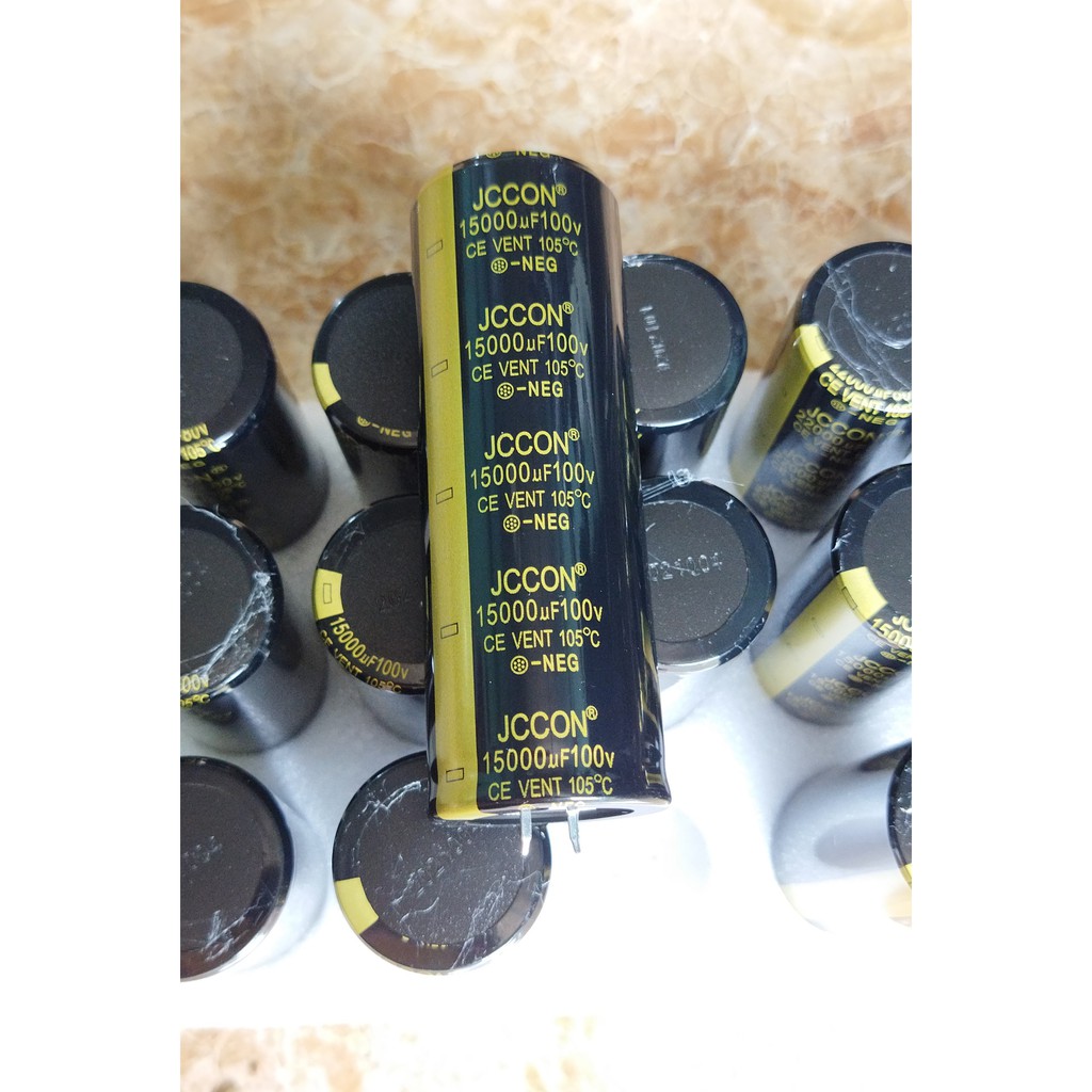 Siêu Tụ Amply JCCON 15000uF/100V Với Kích Thước 10 X 3.5 Chất Lượng Cao - 1 Cái