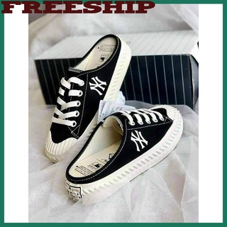 🎁 🎁giày ny đạp gót 🎁 sneaker nam nữ đủ size-giầy mlb ny sục